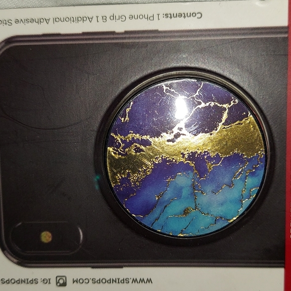 SPINPOP Collapsible Grip Kickstand Phones & Tablets New - Picture 2 of 4